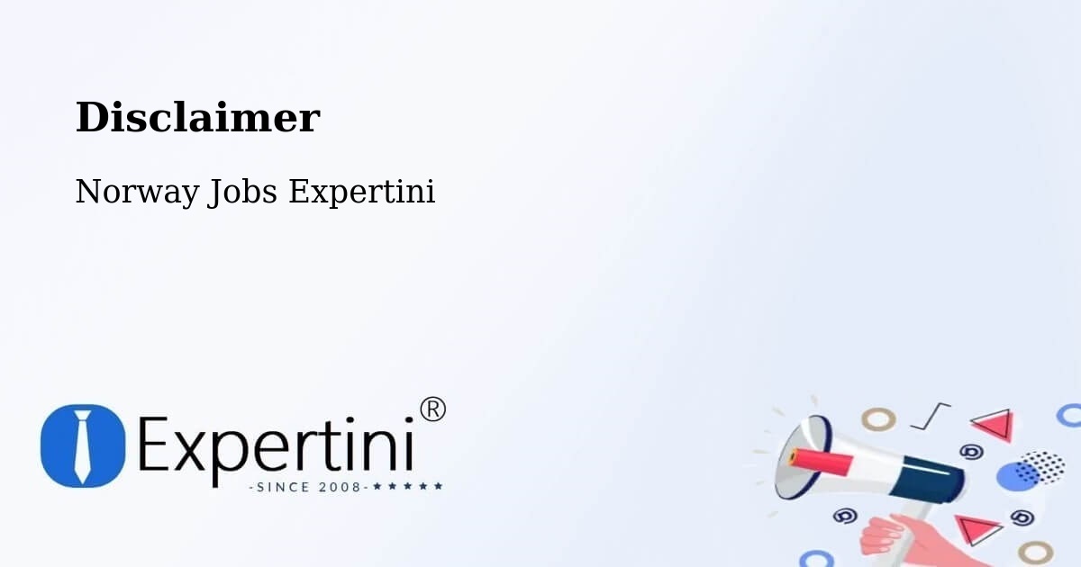Disclaimer – Gaupne - Norway Jobs Expertini